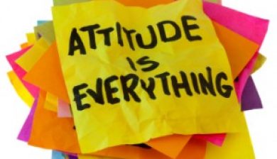 Attitude is everything post it note picture