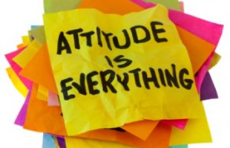 Attitude is everything post it note picture